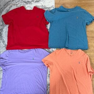 Polo by Ralph Lauren Kids' Red, Blue, Purple, and Orange Tees